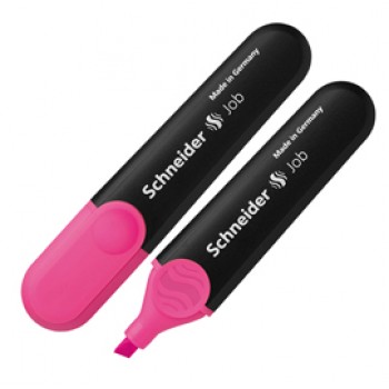 Evidenziatore Job - punta a scalpello - tratto da 1,0-5,0mm - colore rosa  - Schneider