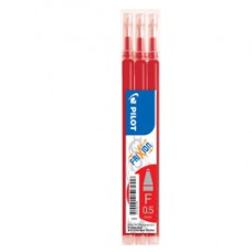 Refill sfera a scatto Frixionball Clicker - punta 0,5mm  - rosso - Pilot - conf. 3 pezzi