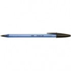 Penna a sfera con cappuccio Cristal Soft  - punta 1,2mm - nero - Bic - conf. 50 pezzi