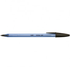 Penna a sfera con cappuccio Cristal Soft  - punta 1,2mm - nero - Bic - conf. 50 pezzi