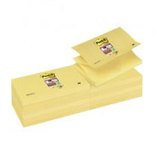 Blocco Post it® Super Sticky Z Notes - R350-123SS-CY - 76 x 127 mm - giallo Canary™ - 90 fogli - Post it®