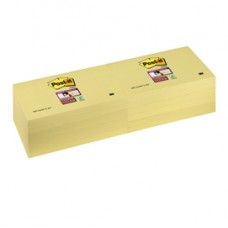 Blocco foglietti Super Sticky - 655-12SS-CY - 76 x 127 mm - giallo Canary™ - 90 fogli - Post it®