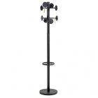 Appendiabiti Stand3 - 8 posti - 175 x 37 cm - nero - Alba