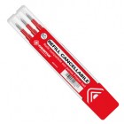 Refill per penne gel cancellabili  - punta 0,7 mm - rosso - Osama - conf. 3 pezzi