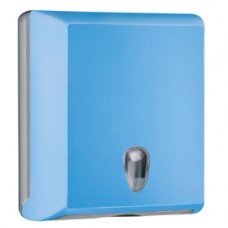 Dispenser asciugamani piegati Soft Touch - 29x10,5x30,5 cm - azzurro - Mar Plast