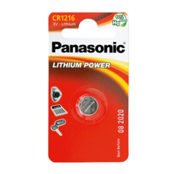 Micropila CR1216 - litio - Panasonic - blister 1 pezzo