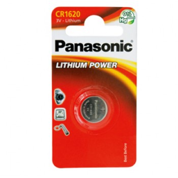 Micropila CR1620 - litio - Panasonic - blister 1 pezzo