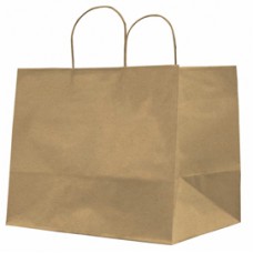 Shopper - maniglie cordino - 32 x 20 x 33 cm - carta biokraft - avana - Mainetti Bags - conf. 25 pezzi