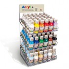 Colori acrilici - 125 ml - colori assortiti - Primo - expo da banco 108 pezzi