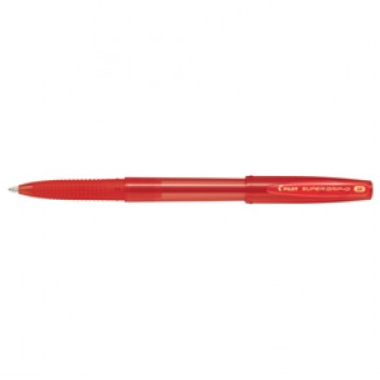 Penna a sfera Supergrip G con cappuccio - punta 1,0mm - rosso  - Pilot