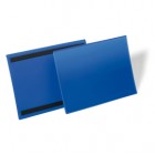 Buste identificative magnetiche - A4 orizzontale - blu - Durable - conf. 50 pezzi