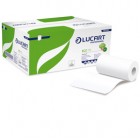 Asciugamani in rotolo Eco 70 - Mini - 2 veli - goffratura micro+ - 18,5 gr - diametro 13 cm - 22,8 cm x 70 mt - bianco - Lucart