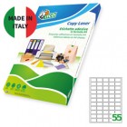 Etichette adesive PG4 - in carta - permanenti - 36 x 22 mm - 55 et/fg - 100 fogli - bianco  lucido - Tico