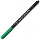 Pennarello Aqua Brush Duo - punte 2/4 mm - verde permanente - Lyra