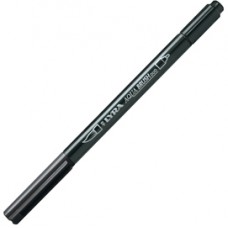 Pennarello Aqua Brush Duo - punte 2/4 mm - nero - Lyra