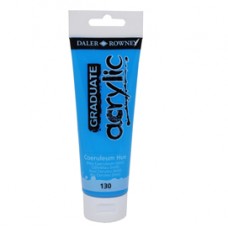 Colore acrilico fine Graduate - 120 ml - ceruleo imitazione - Daler Rowney