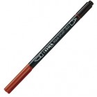 Pennarello Aqua Brush Duo - punte 2/4 mm - rosso indiano - Lyra