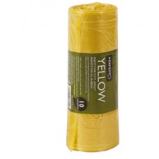 Sacchi rifiuti Classic - 70 x 110 cm - 120 L - 20 micron - giallo - Perfetto - conf. 10 pezzi