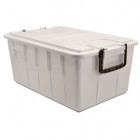 Contenitore Foodbox con coperchio - 58x38x26 cm - 40 L - PPL riciclabile - bianco - Mobil Plastic