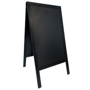 Lavagna a cavalletto - 54,5 x 85 x 44 cm - nero - Securit