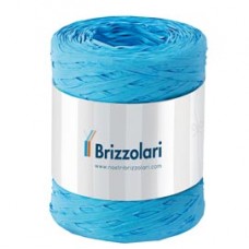 Nastro Rafia sintetica - azzurro 06 - 5mmx200mt - Brizzolari