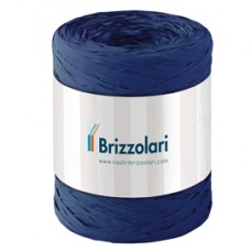 Nastro Rafia sintetica - blu scuro 37 - 5mmx200mt - Brizzolari