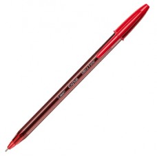 Penna a sfera con cappuccio Cristal® Exact - punta 0,7 mm - rosso - Bic - scatola 20 pezzi