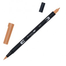 Pennarello Dual Brush N977 - saddle brown - Tombow