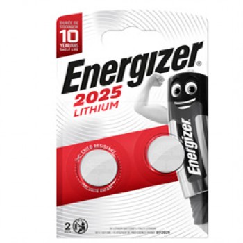 Pila CR2025 Lithium - 3V - Energizer - blister 2 pezzi