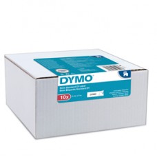 Nastri Dymo D1 - 9 mm x 7 mt - nero/bianco - Dymo - value pack 10 pezzi