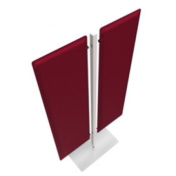 Piantana Moody - a 2 pannelli - H 160 cm - rosso