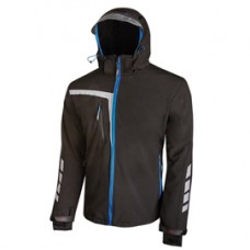 Giacca da lavoro SoftShell Quick - nero/blu - taglia L - U-Power