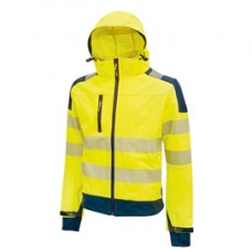 Giacca alta visibilità Softshell Miky - taglia XXL - giallo fluo - U-Power