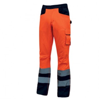 Pantalone invernale alta visibilitA' Beacon - arancio  fluo - taglia XXL - U-Power