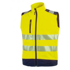 Gilet alta visibiltà Softshell Dany - taglia L - giallo fluo - U-Power