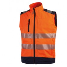 Gilet alta visibiltà Softshell Dany - taglia L - arancio fluo - U-Power