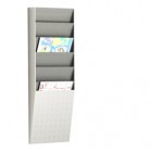 Portadepliant wall organizers - a 6 tasche A4 verticali - 23,6 x 8,3 x 71,2 cm - Paperflow