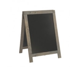 Lavagna Sandwich Nature - 85 x 54,5 x 44 cm - legno grigio - Securit