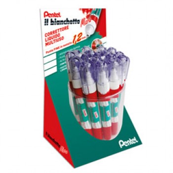 Correttore liquido Bianchetto Micro - 7 ml - Pentel - expo 36 pezzi