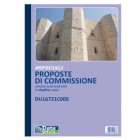 Blocco proposto commissione - 50/50 copia autoricopiante - 29,7 x 21,5 cm - DU16721C000 - Data Ufficio