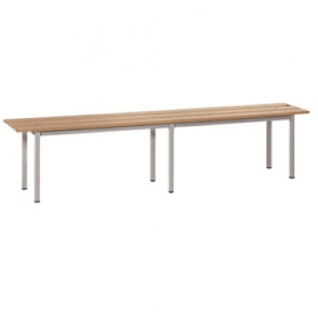 Panca spogliatoio - 6 posti - 200 x 35 x 45 cm - legno - Fasma