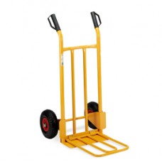 Carrello trasporto grandi volumi Robustus - portata max 300 kg - 56 x 17 x 110 cm - acciaio verniciato - giallo - Garden Friend