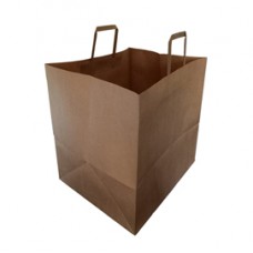 Shoppers Flat maxi - 36 x 32 x 36 cm - carta kraft - avana - Mainetti Bags - conf. 150 pezzi