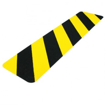 Striscia segnaletica - da terra - 61 x 15 cm - giallo/nero - Djois