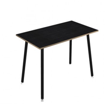 Tavolo alto Skinny Metal - 140 x 80 x 105 cm - nero/nero venato