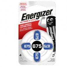 Pila per apparecchi acustici 675 Zinc Air - Energizer - blister 4 pezzi