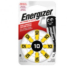 Pila per apparecchi acustici 10 Zinc Air - Energizer - blister 8 pezzi