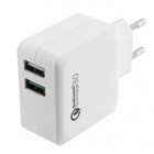 Caricabatterie rapido - 2 porte - USB-C e USB-A da 20W - Eminent