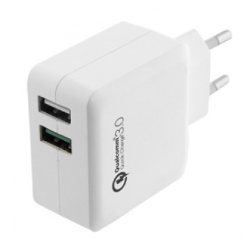 Caricabatterie rapido - 2 porte - USB-C e USB-A da 20W - Eminent