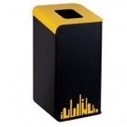 Gettacarte Rubik Evo - per raccolta differenziata - 80 L - giallo - Medial International